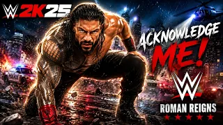🔴LIVE | Roman Reigns Gameplay WWE 2K25 |No Commentary 4k |#wwe  #usa #live