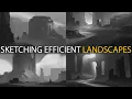How To Sketch Landscapes Tutorial