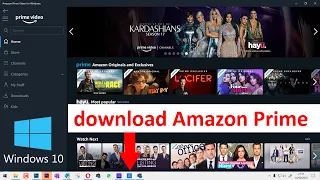 amazon prime video app for windows