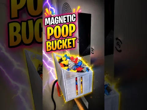 Magnetic Poop Bucket #3dprinting