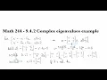 9 4 2 Complex eigenvalues example
