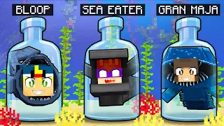 PRESO em UMA GARRAFA como SEA EATER no Minecraft! ‹ DONAT3LO ›