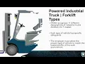 Forklifts Powered Industrial Truck Safety Aerial Lift Safety Basic Rigging Operations
