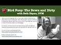 Bird Poop the down and dirty