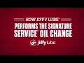 How JIFFY LUBE performs their signature SERVICE OIL CHANGE