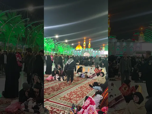 ⁣زرنا عنكم مع زوجتي الغالية ام امنه والعيال آخر ليلة جمعة من شهر شعبان ونسأل الله القبول