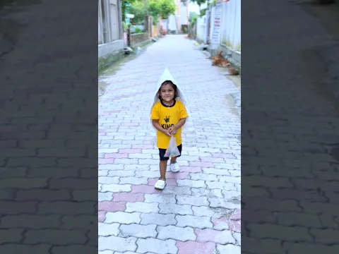 Devanshi ne raincoat pahan liya barish me 😲❤️ #shorts #ytshorts #foryou #trending #viralvideo