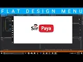 Flat Design Menu Using VB Net