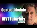 DIVI Theme Tutorial for Beginners - DIVI Contact Module