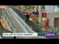 Airline travel in and out of the Corpus Christi International Airport is trending up