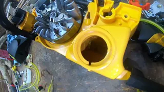Putting new gas lines and carburetor on Poulan Pro chainsaw