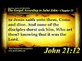 The Gospel of John Chapter 21 - Bible Book 43