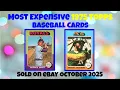 1975 Topps Most Expensive eBay Sales Baseball Cards - October 2025
