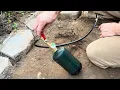 How to Refill 1 lb Propane Tank from 20 lb Tank Propane Refill Adapter Review