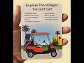 The Villages Pocketized Foldable Map for your golf cart