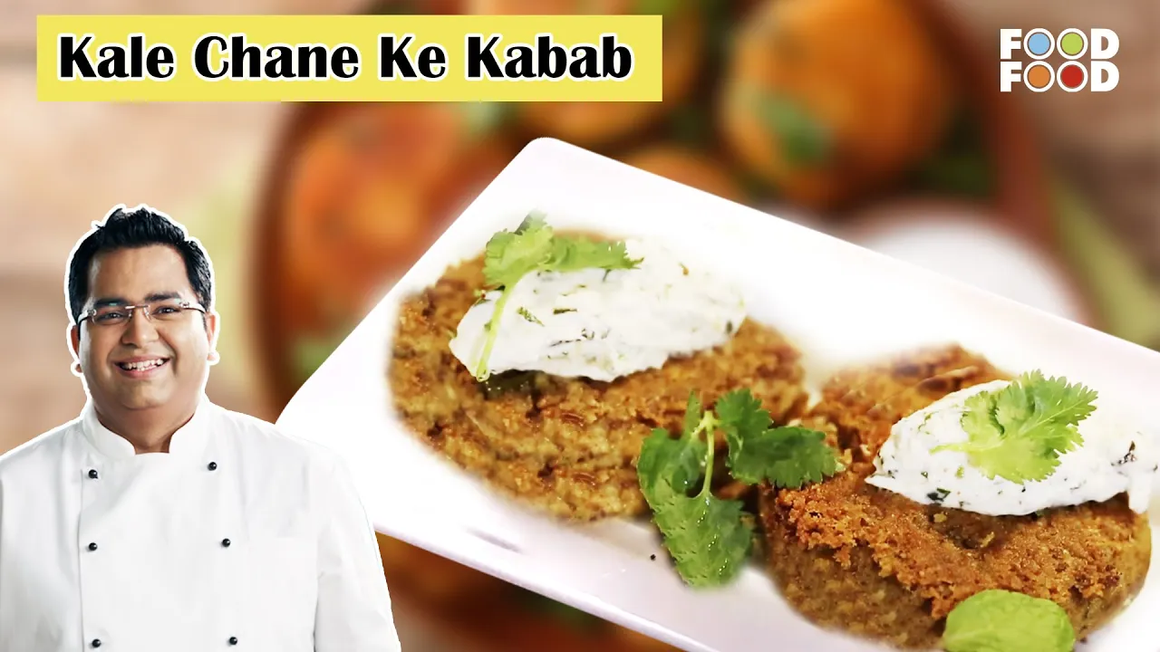 How To Make Delicious Kabab At Home   Kale Chane Ke Kabab         FoodFood Recipe
