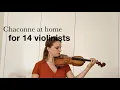 Download Lagu Chaconne at Home for 14 violinists