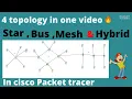 Download Lagu Verschillende soorten topologie Bus-, ster-, mesh- en hybride topologie met behulp van Cisco Packet Tracer 🔥 |