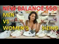NEW BALANCE 550 MEN S vs WOMEN S SIZING - Yes there is a difference