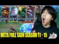Download Lagu META FULL SKIN SEASON 11-15 VS META CIKI - Mobile legends