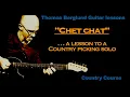 Country picking solo to Chet chat - Guitar lesson