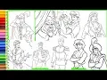 ALL DISNEY PRINCE ADAM ALADDIN BEAST NAVEEN ERIC FLYNN COLORING PAGES FOR KIDS
