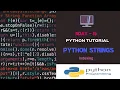 Python Tutorials String And String Indexing in Python Day-15 By Ashwath M Shetty