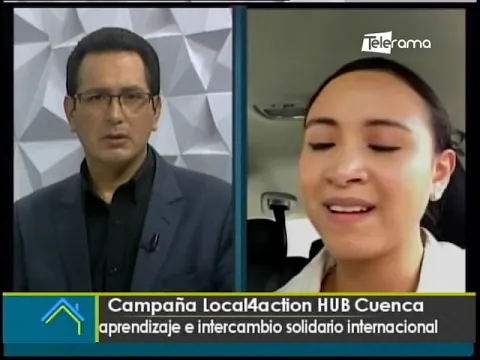 Campaña Local4action HUB Cuenca aprendizaje e intercambio solidario internacional