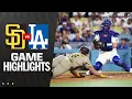 Padres vs Dodgers Game Highlights 25 MLB Highlights