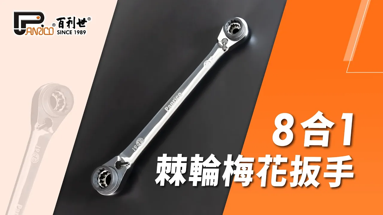 8-in-1 two-way multi-function fast torx socket ratchet wrench (FM8230008)