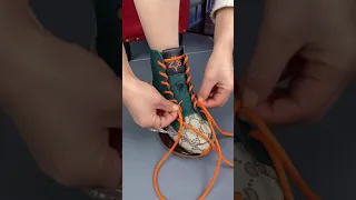 طريقة ربط رباط حذاء جميل جدا ستعجبك 