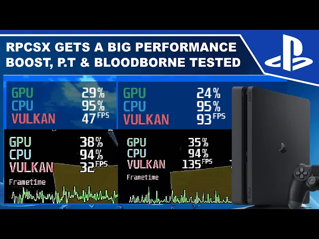PS4 Emulator RPCSX Gets Big FPS Boost | P.T &amp; Bloodborne Tested (No Graphics yet)