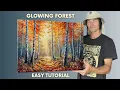 Autumn Forest Path STEP by STEP Acrylic Painting Tutorial