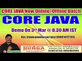 CORE JAVA Online Training in DURGASOFT