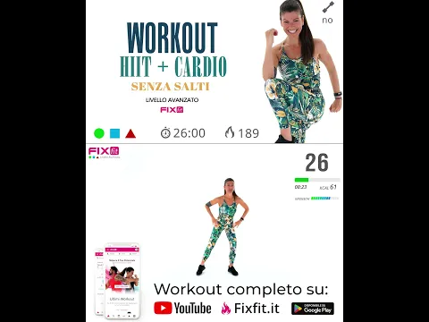 HIIT + Cardio Senza Salti: Brucia Grassi e Tonifica Senza Salti (anteprima)