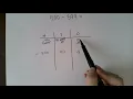Subtraction Expanded Form Algorithm 2