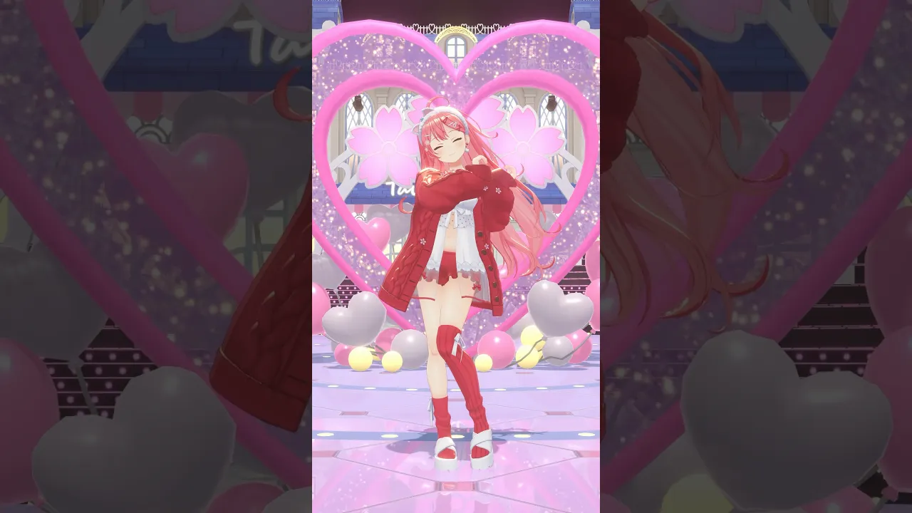 新衣装で #咲き誇れアイドル ❤️#さくらみこ #hololive #vtuber #踊ってみた #shorts