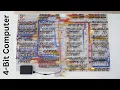 How to Build a 4-Bit Computer on Breadboards Using Individual Transistors