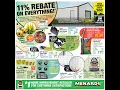 Menards Weekly 11 OFF Everything Ad