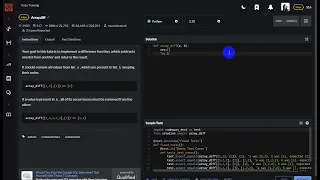 Array diff - Python