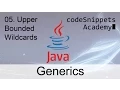 Java Generics 05 Upper Bounded Wildcards