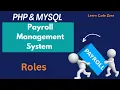PHP MySQL Payroll Management System Roles Explained
