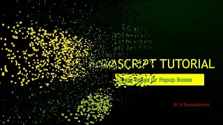 JavaScript Tutorial Session-4 Dialog Boxes or Popup Boxes in JavaScript