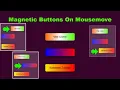 How to create a Mousemove on Button MouseMove on Button Create Free Code-Using HTML CSS JavaScript