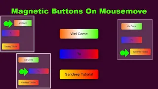 How to create a Mousemove on Button MouseMove on Button Create Free Code-Using HTML CSS JavaScript