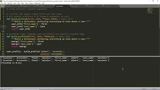 Ch 8 Part 4 Passing Arbitrary Number of Arguments