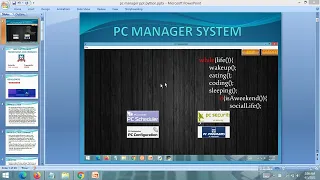 PPT - PC Manager Project PPT Python Tkinter