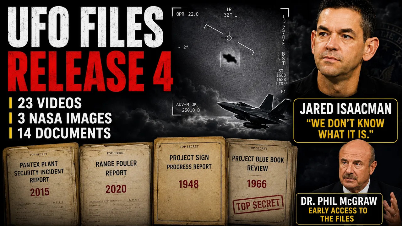NASA Chief Says They Have Images They Can’t Explain | UFO Files Release 4