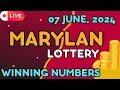 Maryland Midday Lottery Results For - 07 Jun 2024