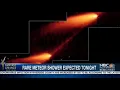 Rare Meteor Shower Expected Tonight Tips on How to View